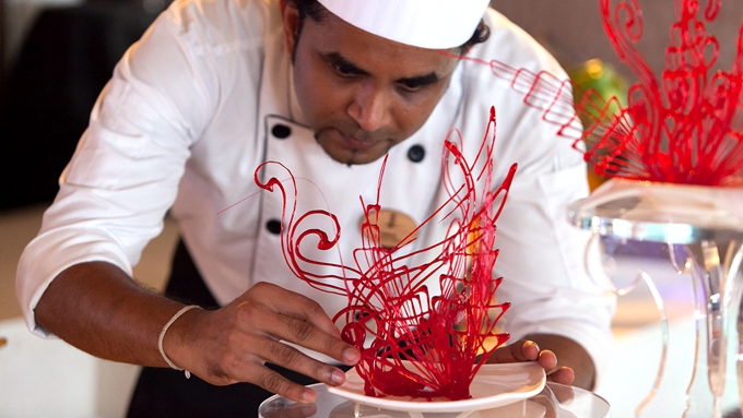 Lily Maa（主餐厅） dining美食的图片集（ 国际美食(自助餐） ），印度洋三大明珠马尔代夫,莉莉岛|丽莉岛 Lily Beach Resort