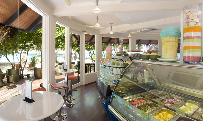 La Cremeria(甜点屋) dining美食的图片集( 自制香芒雪糕 ),印度洋三大明珠马尔代夫,伊露岛|伊露富士 THE SUN SIYAM IRU FUSHI