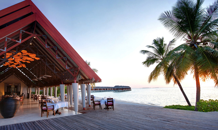 Senses（热带餐厅） dining美食的图片集（ 热带美食，非洲美食 ），印度洋三大明珠马尔代夫,丽世岛|原狄娃岛 LUX* SOUTH Maldives