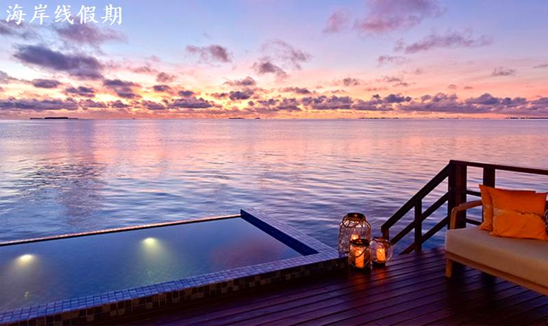 房型内部设施图片参考，如无边泳池与电视及音响， 水上泳池别墅- Pool Water Villa maldievs(卡戴帕茹岛|大公园岛 Grand Park Kodhipparu Maldives) 