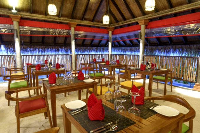 Dhandifulhu--主餐厅 dining美食的图片集( 国际美食 ),印度洋三大明珠马尔代夫,迪古法鲁岛 Dhigufaru Island Resort