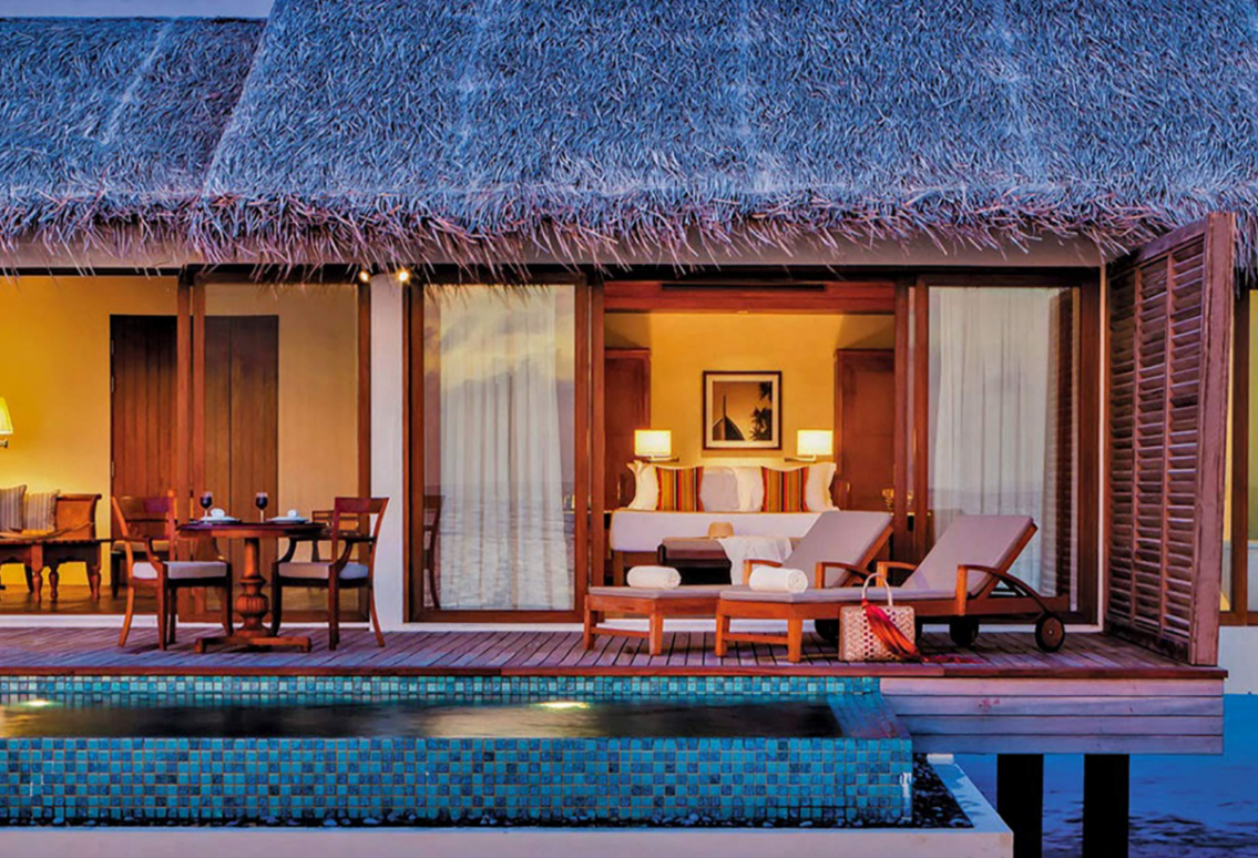 豪华水上泳池别墅-Deluxe Water Pool Villa 房型图片及房间装修风格(瑞喜登|瑞喜敦 The Residence)海岛马尔代夫 