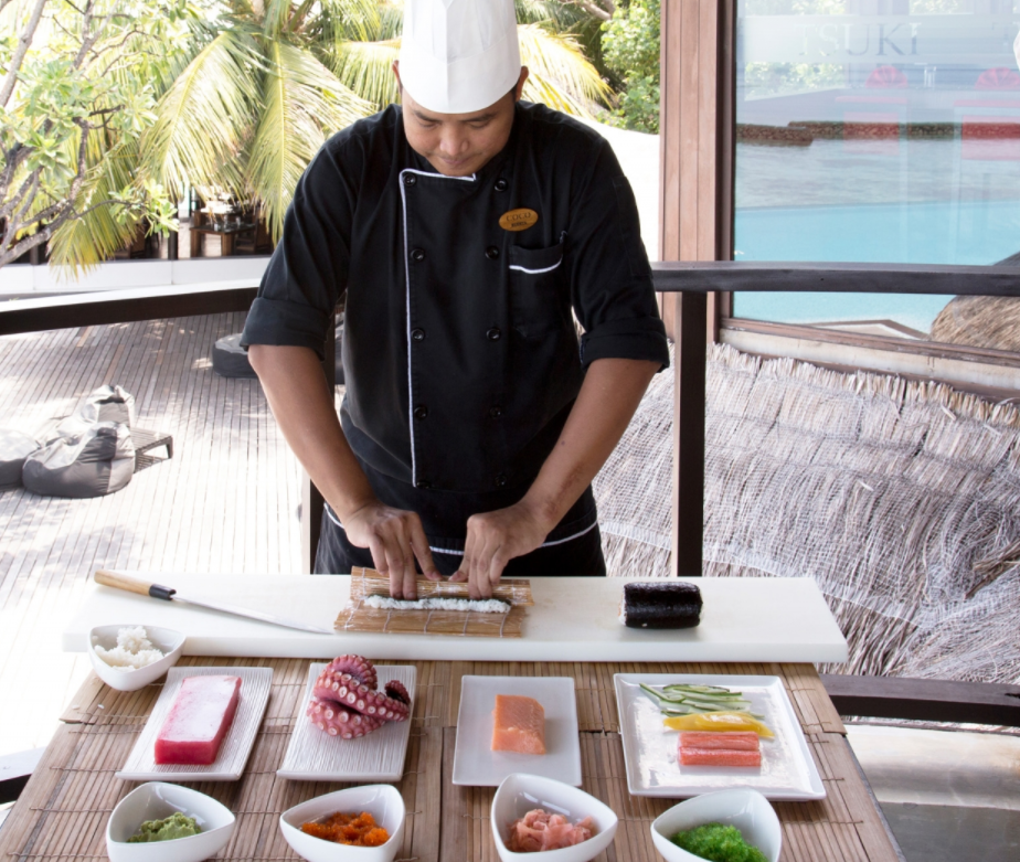 波杜希蒂岛|可可棕榈岛 Coco Palm Bodu Hithi,dining时间( 晚餐 )美食攻略 Tsuki（日本餐厅） ，方便大家选岛（海岸线假期一级代理提供），海岛马尔代夫maldives