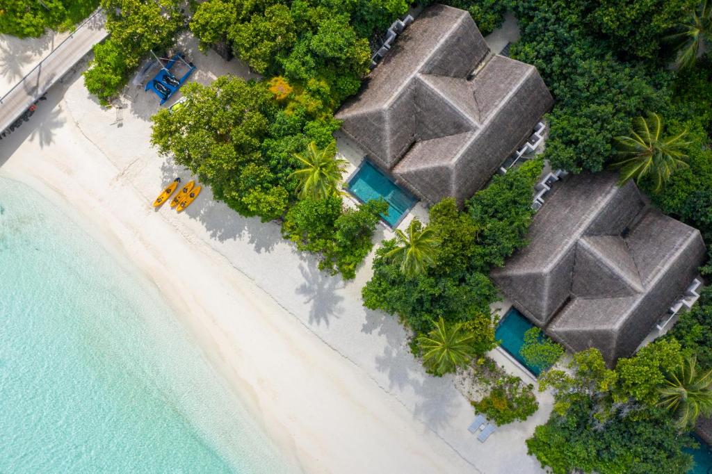 房型内部设施图片参考，如无边泳池与电视及音响， 沙滩双卧室别墅-Two Bedroom Beach Villa maldievs(瓦卡鲁|瓦卡库岛|小白马 Vakkaru Maldives) 