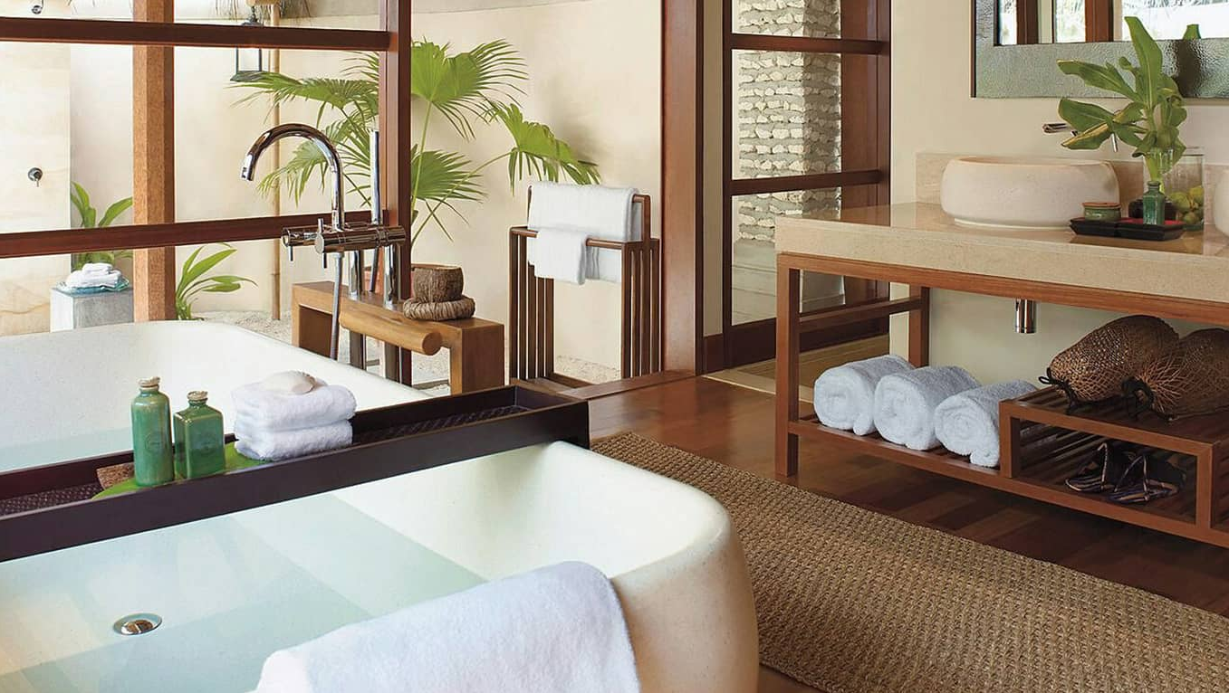  日落海滩泳池别墅-Sunset Beach Bungalow with Pool 房型图片及房间装修风格(小四季|四季库达呼拉 Fourseasons Kuda)海岛马尔代夫 