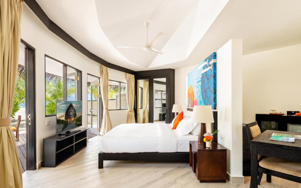 Beachfront Infinity Pool Villa-海滩泳池别墅  房型图片及房间装修风格(薇拉瓦鲁岛|AV岛|海龟岛 Angsana velavaru)海岛马尔代夫 