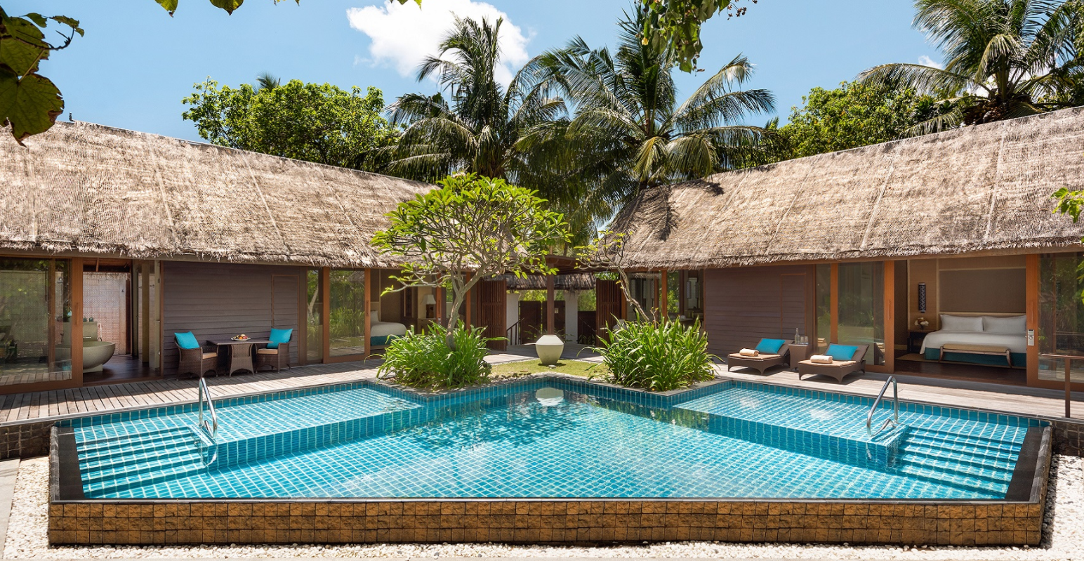 双卧沙滩泳池别墅-Two Bedroom Beach Villa with Pool 房型图片及房间装修风格(香格里拉|薇宁姬莉岛 Shangri-La s Villingili Resort and Spa Maldives)海岛马尔代夫 