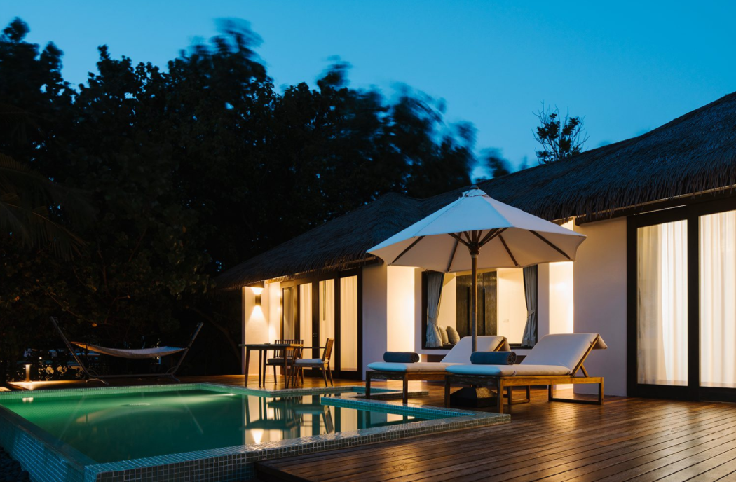 日落泳池沙滩别墅-Sunset Beach Pool Villa 房型图片及房间装修风格(诺库岛 Noku Maldives Resort)海岛马尔代夫