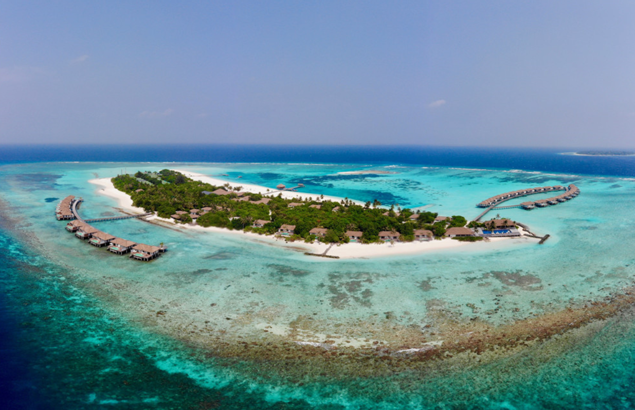  诺库岛 Noku Maldives Resort 鸟瞰地图birdview map清晰版 马尔代夫