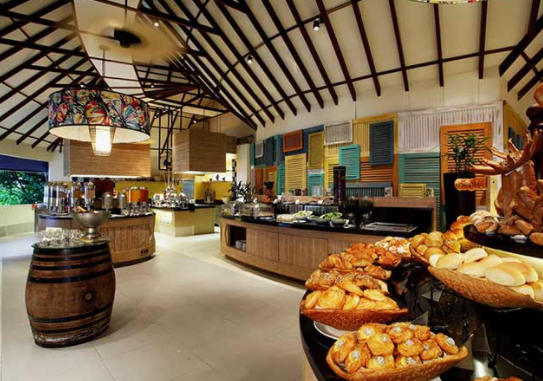 Reef(主餐厅) dining美食的图片集( 西餐和亚洲美食 ),印度洋三大明珠马尔代夫,中央格兰德|圣塔拉岛 Centara Grand