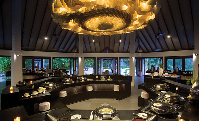 The Spice dining美食的图片集（ 国际美食 ），印度洋三大明珠马尔代夫,AKM卡尼富士岛 Atmosphere Kanifushi Maldives