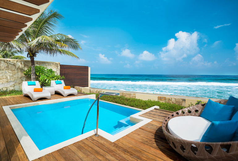 海洋泳池别墅-Ocean Pool Villas 房型图片及房间装修风格(满月岛(喜来登) Full Moon)海岛马尔代夫 