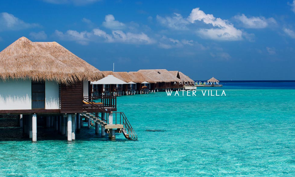 房型内部设施图片参考，如无边泳池与电视及音响， 水上别墅-Water Villa maldievs(薇拉莎露岛|蔚蓝沙鲁岛 Velassaru) 