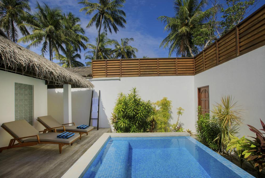 豪华别墅带泳池-Beach Villa With Pool 房型图片及房间装修风格(薇拉莎露岛|蔚蓝沙鲁岛 Velassaru)海岛马尔代夫 