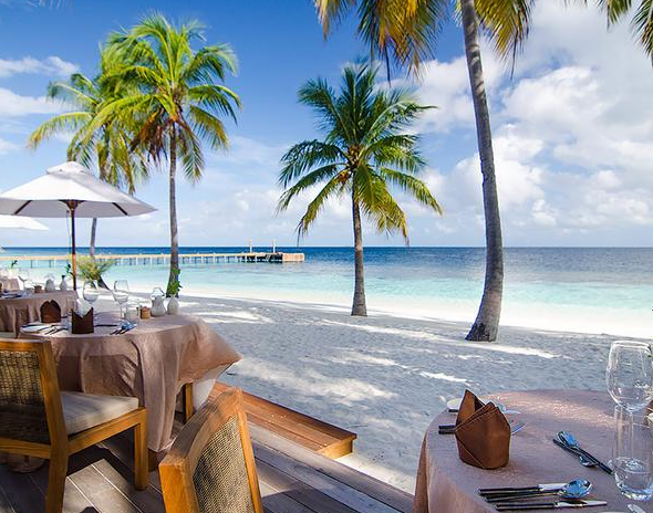 Dhonveli dining美食的图片集（ 国际美食与本地海鲜 ），印度洋三大明珠马尔代夫,蜜莉喜岛 Mirihi Island Resort