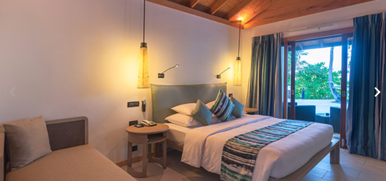 非独栋海滩别墅-Adjoining Beach Villa 房型图片及房间装修风格(维拉曼豪(多) Vilamendhoo)海岛马尔代夫 