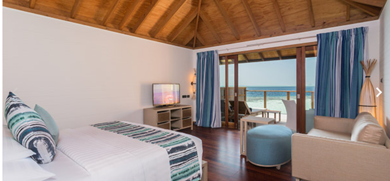 带按摩浴缸水上别墅-Jacuzzi Water Villas 房型图片及房间装修风格(维拉曼豪(多) Vilamendhoo)海岛马尔代夫 