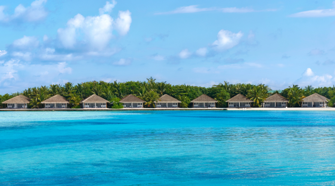 房型内部设施图片参考,如无边泳池与电视及音响, 沙滩小屋-Beach Bungalows maldievs(梦幻岛 Cinnamon Island  Dhonveli)