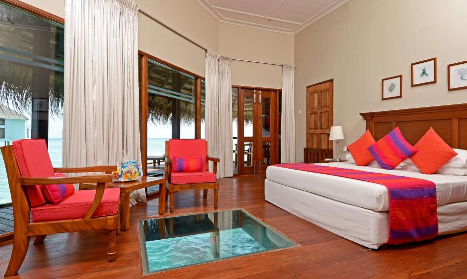 水上屋-Water Bungalows 房型图片及房间装修风格(绚丽岛 Adaaran Rannalhi Club)海岛马尔代夫 