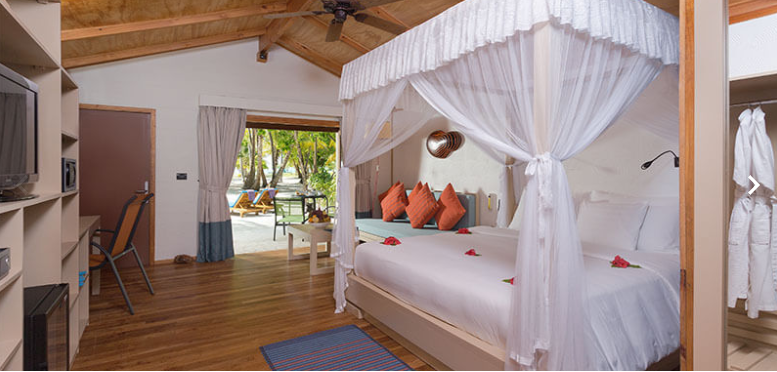 按摩浴缸海滩别墅-Jacuzzi Beach Villas 房型图片及房间装修风格(蜜月岛|美禄岛 Meeru Maldives)海岛马尔代夫 