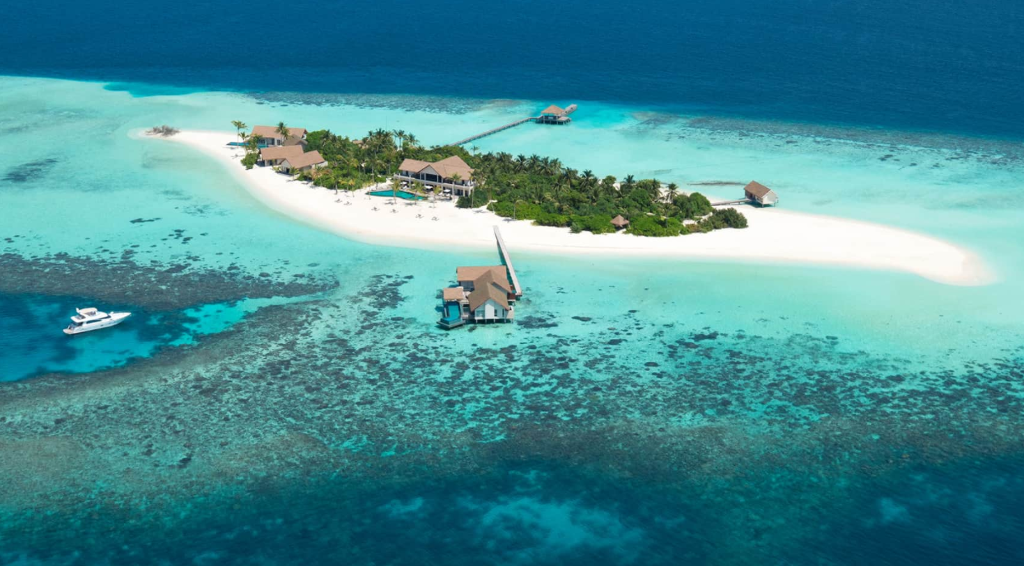  四季沃亚瓦私人岛 four saesaon private island at voavah 鸟瞰地图birdview map清晰版 马尔代夫