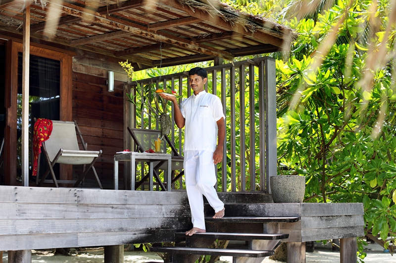 沙滩别墅-Beach villa 房型图片及房间装修风格(甘格西岛|江南岛 Gangehi Island Resort)海岛马尔代夫