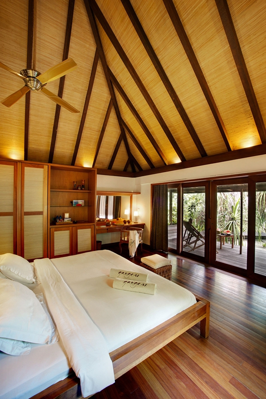 房型内部设施图片参考,如无边泳池与电视及音响, 花园别墅-Garden villa maldievs(甘格西岛|江南岛 Gangehi Island Resort)