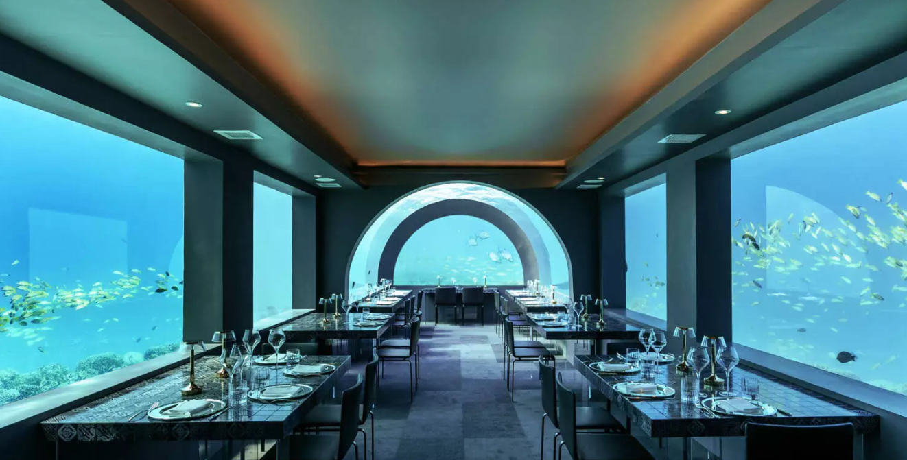 H20水下餐厅--H20 dining美食的图片集（ 海鲜 ），印度洋三大明珠马尔代夫,你与我 You & Me by Cocoon Maldives