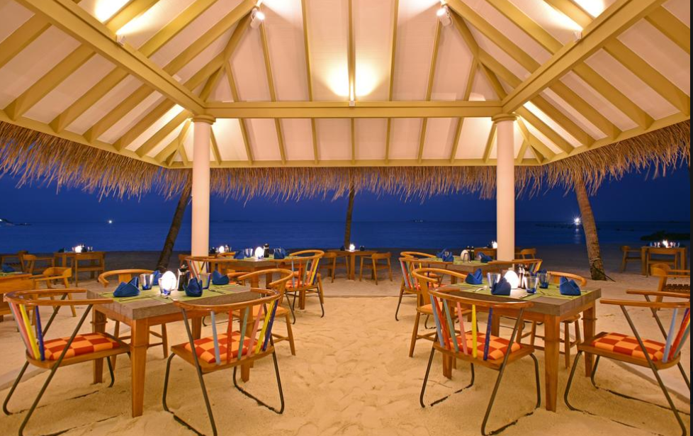 主餐厅--Aqua Orange dining美食的图片集（ 自助 ），印度洋三大明珠马尔代夫,伊露薇丽岛 Sun Aqua Iru Veli