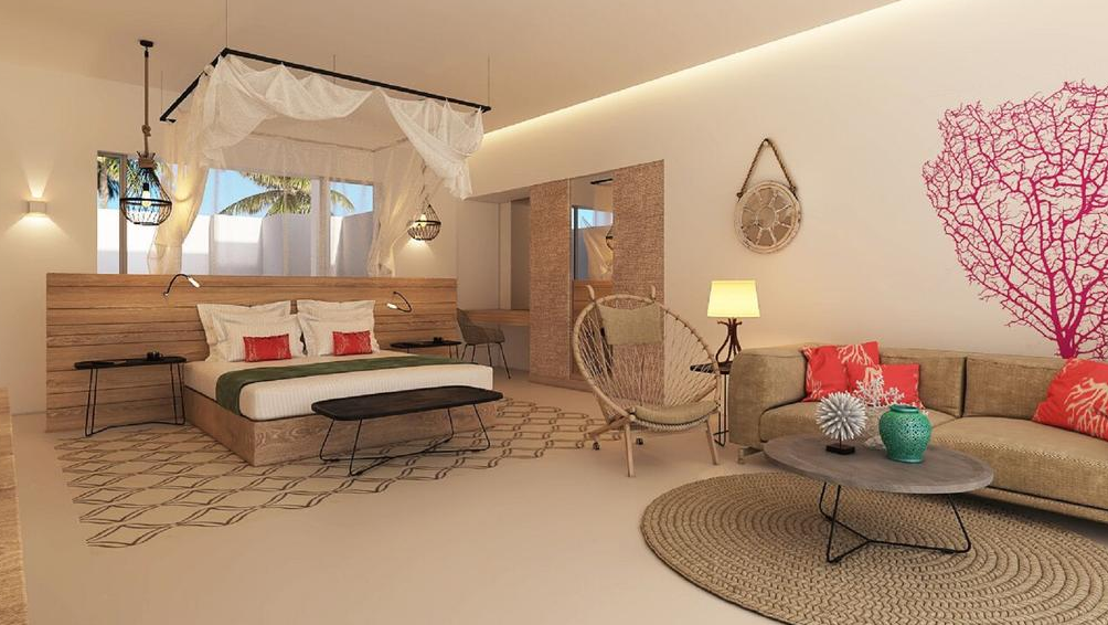 Grand Beach Suite-大海滩套房  房型图片及房间装修风格(伊露薇丽岛 Sun Aqua Iru Veli)海岛马尔代夫 