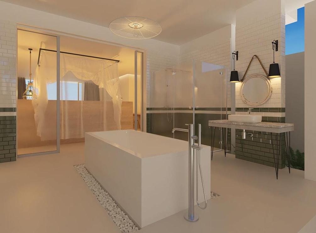 房型内部设施图片参考，如无边泳池与电视及音响， Grand Beach Suite-大海滩套房  maldievs(伊露薇丽岛 Sun Aqua Iru Veli) 