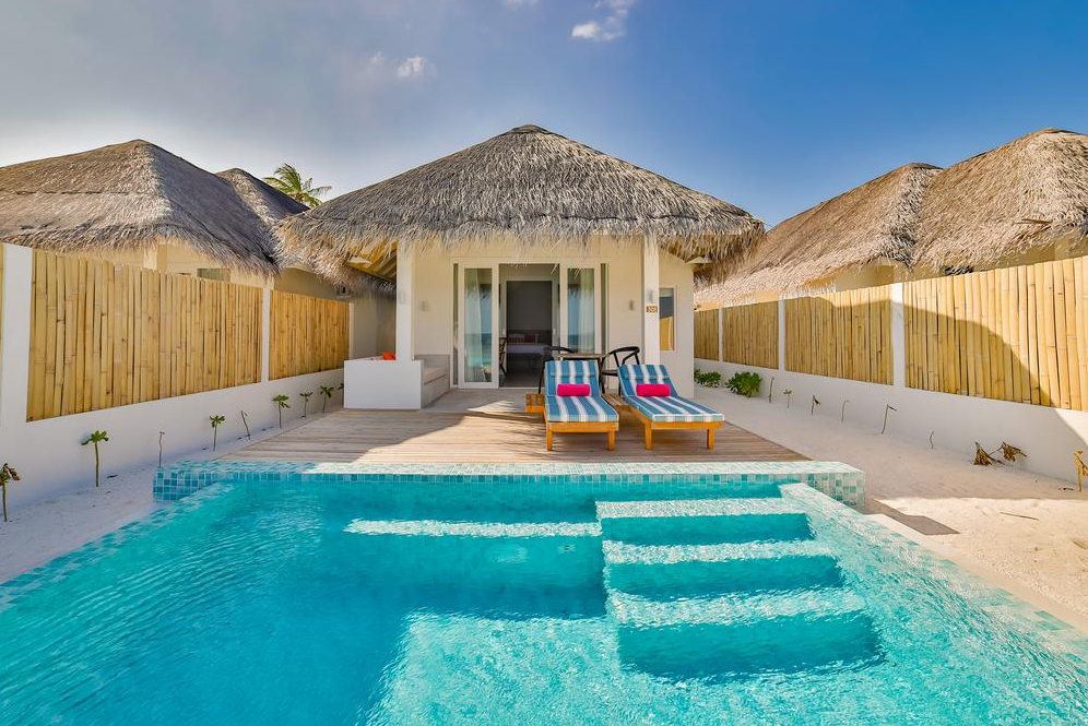 Family Beach Suite with Pool-家庭沙滩泳池套房  房型图片及房间装修风格(伊露薇丽岛 Sun Aqua Iru Veli)海岛马尔代夫 