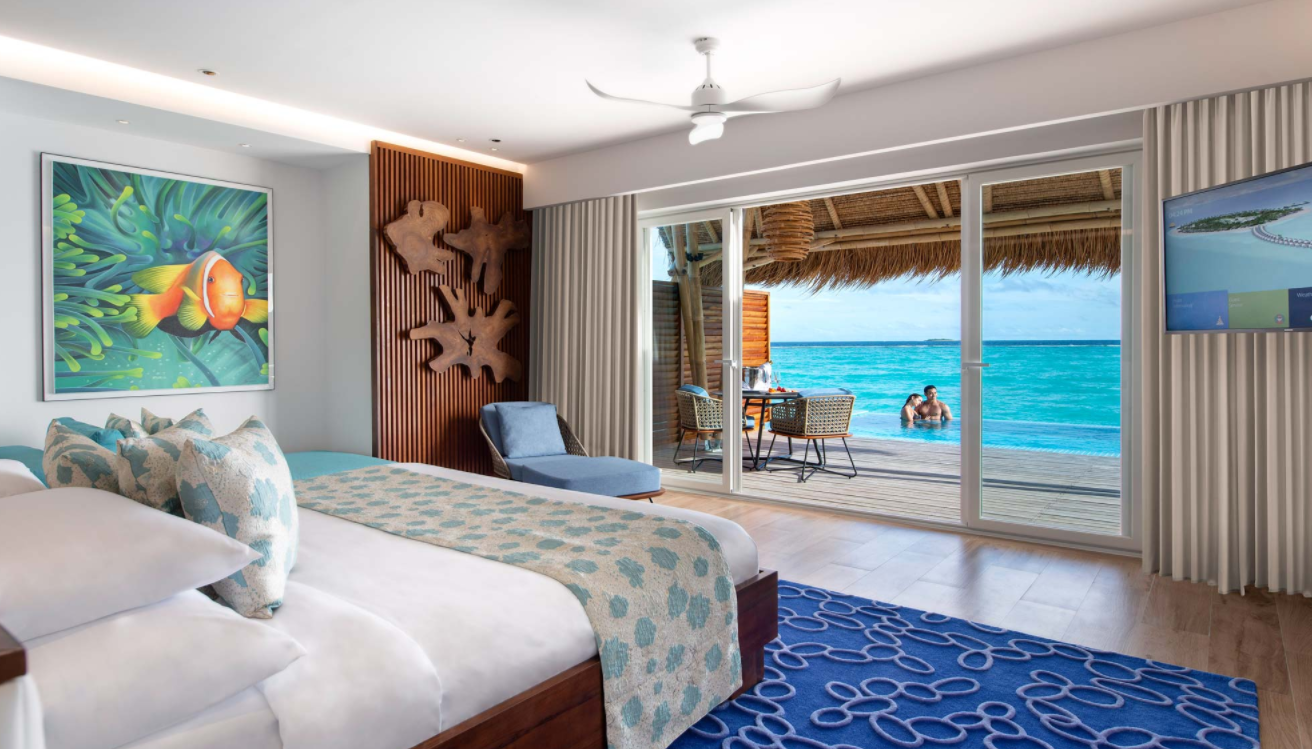 Water Villa with Pool-水上泳池别墅  房型图片及房间装修风格(翡翠岛 Emerald Maldives Resort and Spa)海岛马尔代夫 