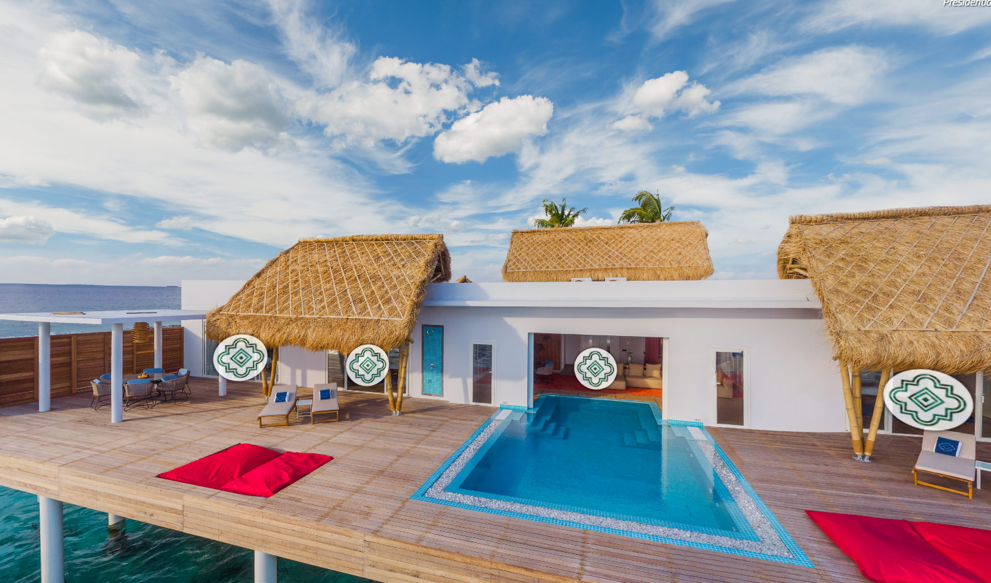 Presidential Water Villa-总统水上别墅  房型图片及房间装修风格(翡翠岛 Emerald Maldives Resort and Spa)海岛马尔代夫 