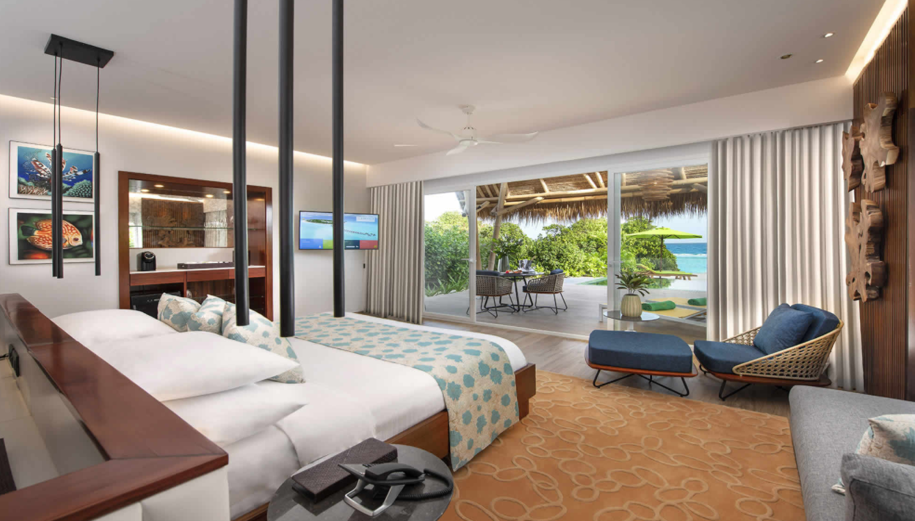 Beach Villa with Pool-海滩泳池别墅  房型图片及房间装修风格(翡翠岛 Emerald Maldives Resort and Spa)海岛马尔代夫 