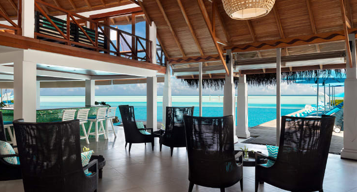 Aqua Bar（池畔吧） dining美食的图片集（ 酒水、小吃 ），印度洋三大明珠马尔代夫,娜拉杜岛 Naladhu Private Island Maldives