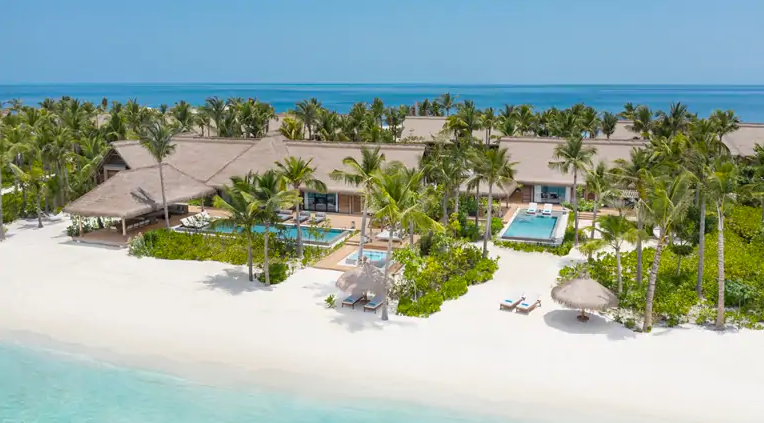 3 Bedroom Grand Beach Villa With Pool-三卧室海滩泳池大别墅  房型图片及房间装修风格(华尔道夫.伊塔富士岛|希尔顿 Waldorf Astoria Maldives Ithaafushi)海岛马尔代夫 