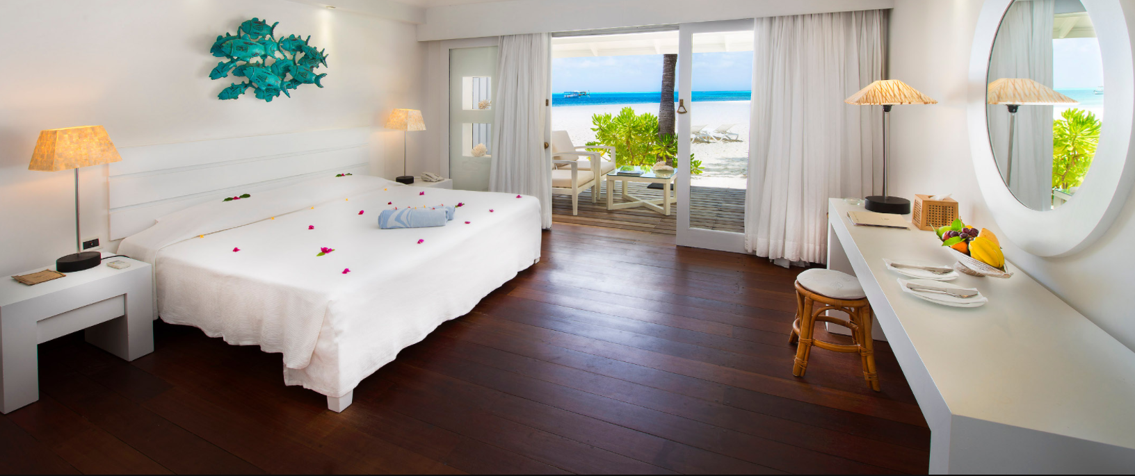 Beach Bungalow-沙滩小屋 房型图片及房间装修风格(钻石阿莎格岛 Diamonds Athuruga)海岛马尔代夫 