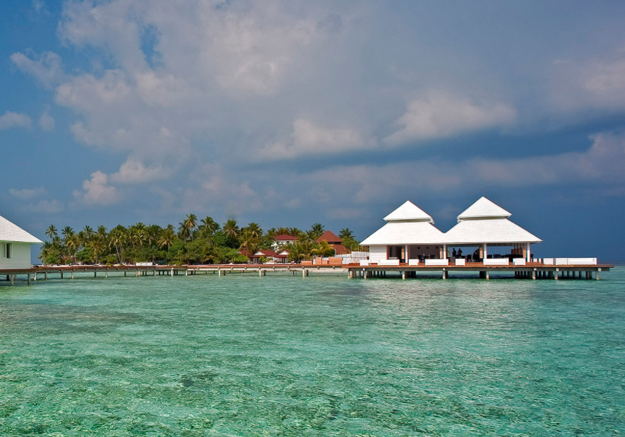 房型内部设施图片参考，如无边泳池与电视及音响， Water Villa-水上别墅 maldievs(钻石阿莎格岛 Diamonds Athuruga) 