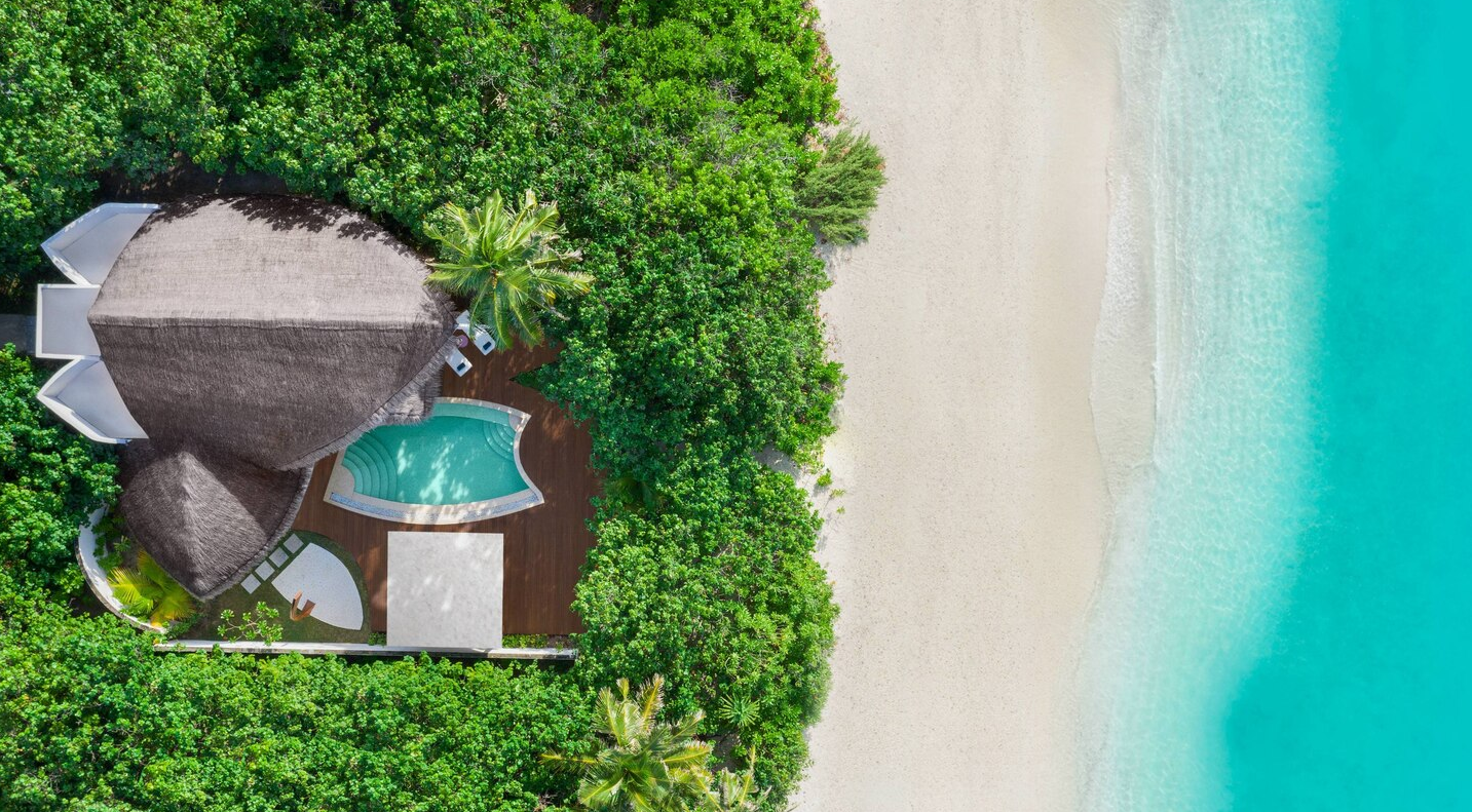 Beach Pool Villa sunrise-日出海滩泳池别墅 房型图片及房间装修风格(万豪酒店 JW Marriott Maldives Resort Spa)海岛马尔代夫 