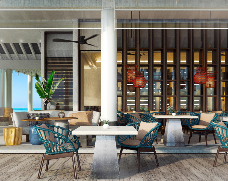 The Retreat(池畔餐厅) dining美食的图片集( 鸡尾酒、各式小吃 ),印度洋三大明珠马尔代夫,洲际酒店(ihg) InterContinental Maldives Maamunagau Resort