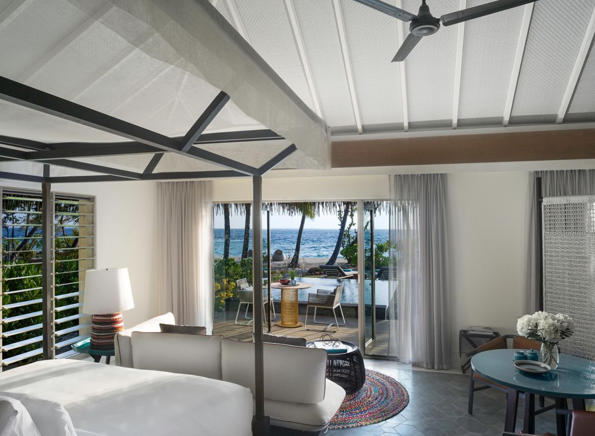 Beach Pool Villa-海滩泳池别墅 房型图片及房间装修风格(洲际酒店(ihg) InterContinental Maldives Maamunagau Resort)海岛马尔代夫