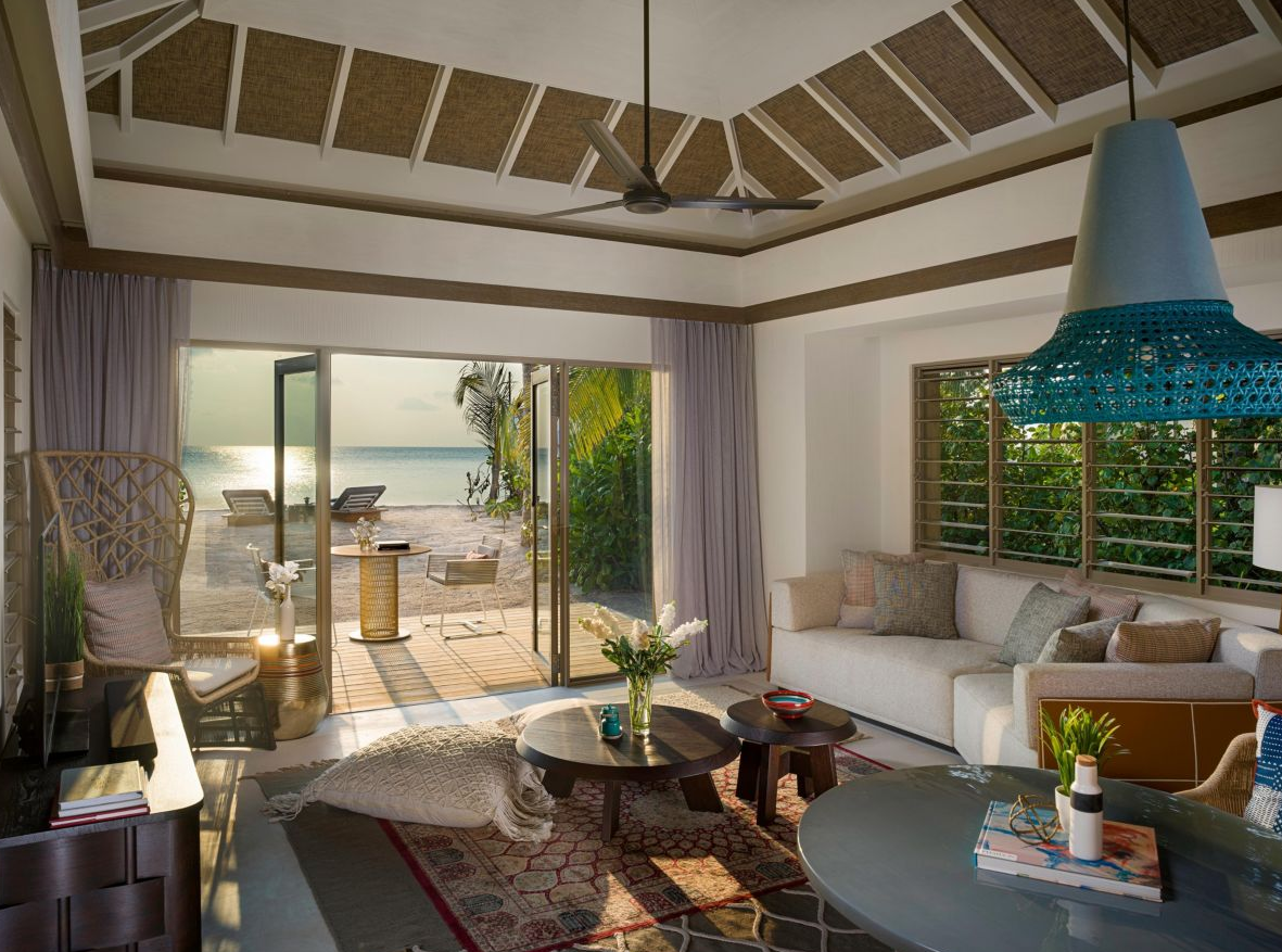 One Bedroom Beach Pool Villa-一卧室海滩泳池别墅 房型图片及房间装修风格(洲际酒店(ihg) InterContinental Maldives Maamunagau Resort)海岛马尔代夫