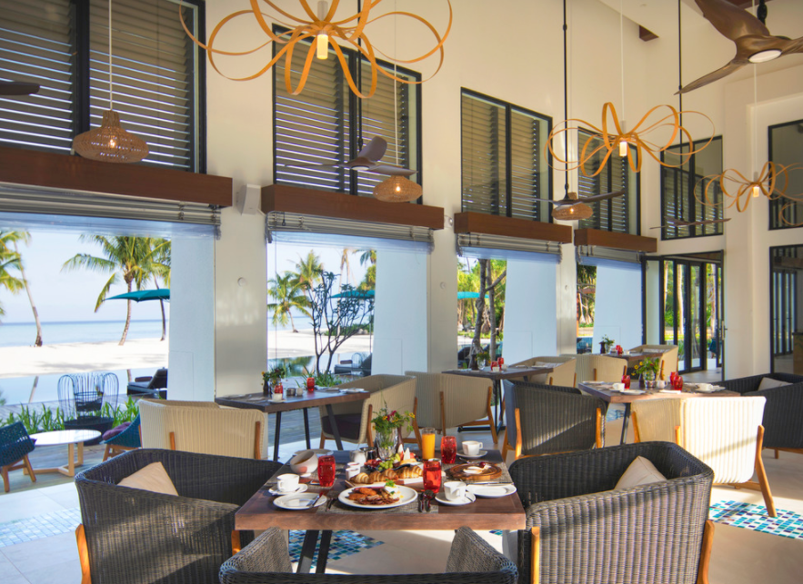 MÉLANGE（主餐厅） dining美食的图片集（ 国际美食 ），印度洋三大明珠马尔代夫,铂尔曼马尔代夫 Pullman Maldives Maamutaa Resort