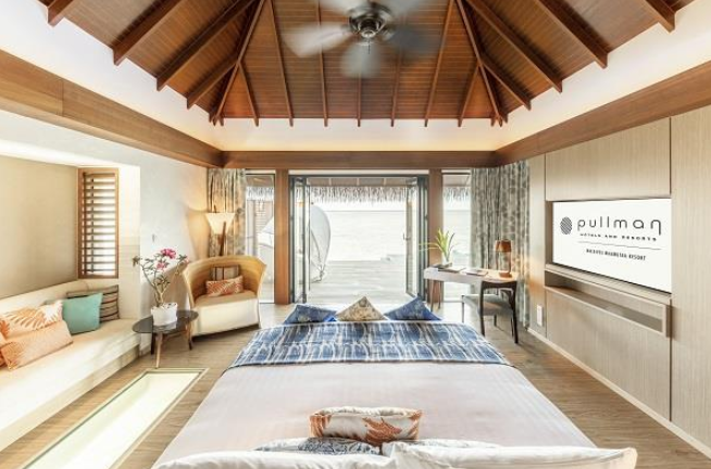 沙滩别墅-Beach Villa 房型图片及房间装修风格(铂尔曼马尔代夫 Pullman Maldives Maamutaa Resort)海岛马尔代夫 