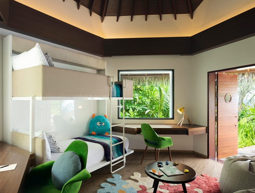 沙滩家庭别墅-Beach Family Villa 房型图片及房间装修风格(铂尔曼马尔代夫 Pullman Maldives Maamutaa Resort)海岛马尔代夫 