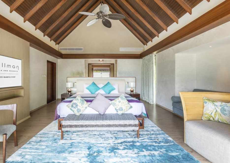 海洋别墅-Ocean Villa 房型图片及房间装修风格(铂尔曼马尔代夫 Pullman Maldives Maamutaa Resort)海岛马尔代夫 