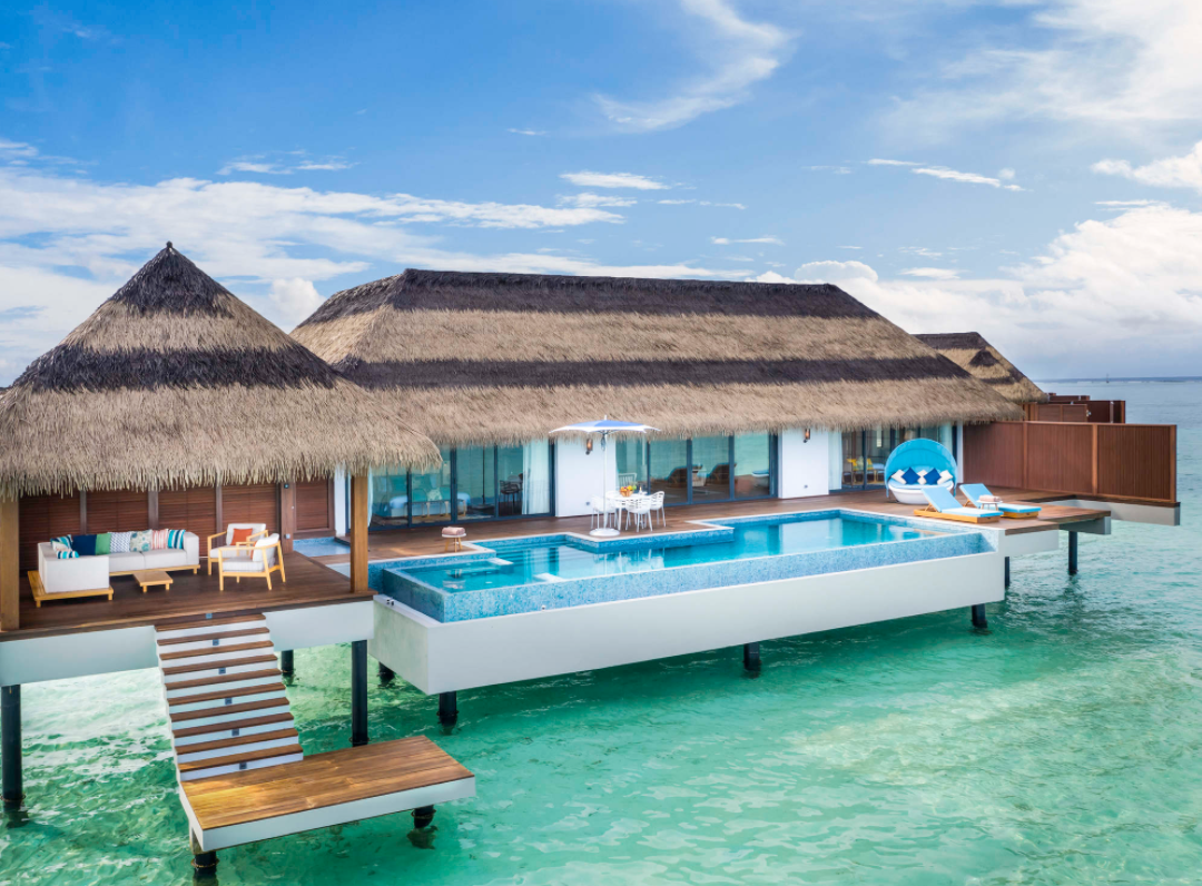 双卧海洋泳池别墅-Two Bedroom Ocean Pool Villa 房型图片及房间装修风格(铂尔曼马尔代夫 Pullman Maldives Maamutaa Resort)海岛马尔代夫 