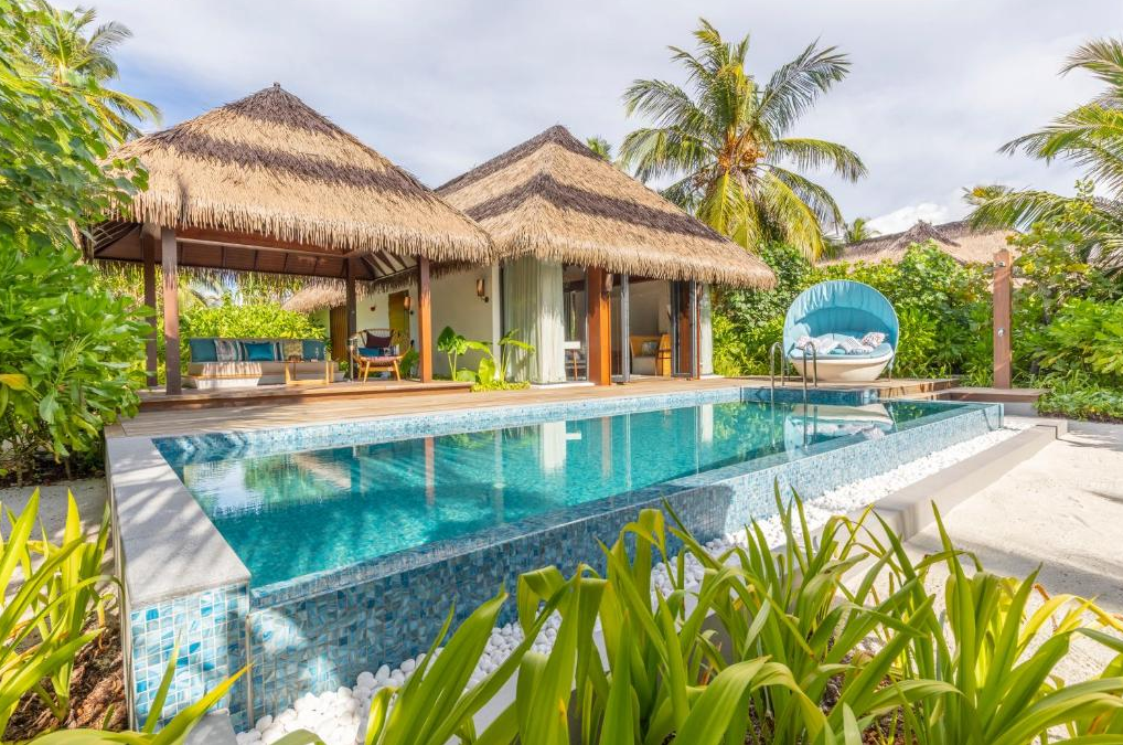 沙滩泳池别墅-Beach Pool Villa 房型图片及房间装修风格(铂尔曼马尔代夫 Pullman Maldives Maamutaa Resort)海岛马尔代夫 