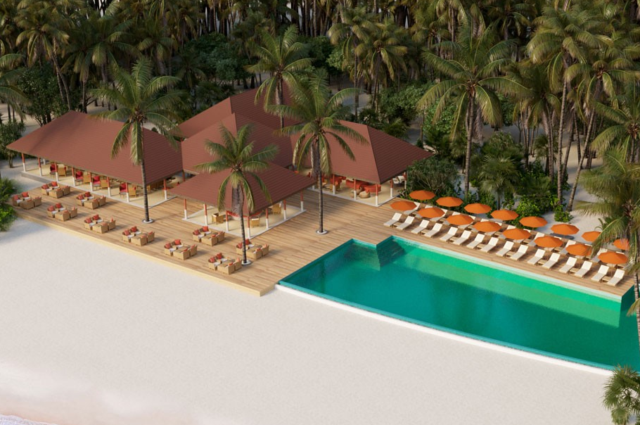 Main Pool Bar（主泳池吧） dining美食的图片集（ 酒水小吃 ），印度洋三大明珠马尔代夫,瓦露岛 VARU BY ATMOSPHERE